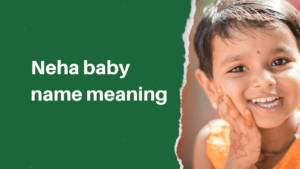 neha baby name meaning